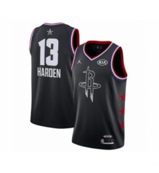 Men's Jordan Houston Rockets #13 James Harden Swingman Black 2019 All-Star Game Basketball Jersey