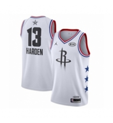 Women's Jordan Houston Rockets #13 James Harden Swingman White 2019 All-Star Game Basketball Jersey