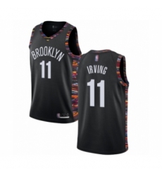 Women's Brooklyn Nets #11 Kyrie Irving Swingman Black Basketball Jersey - 2018 19 City Edition