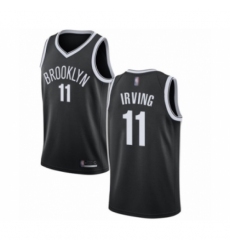 Youth Brooklyn Nets #11 Kyrie Irving Authentic Black Basketball Jersey - Icon Edition