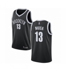 Youth Brooklyn Nets #13 Dzanan Musa Swingman Black Basketball Jersey - Icon Edition