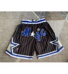 Men's Orlando Magic Black striped four pockets Shorts