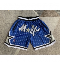 Men's Orlando Magic blue striped four pockets Shorts
