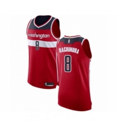 Men's Washington Wizards #8 Rui Hachimura Authentic Red Basketball Jersey - Icon Edition