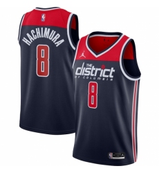 Men's Washington Wizards #8 Rui Hachimura Jordan Brand Navy 2020-21 Swingman Player Jersey