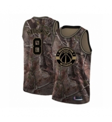 Men's Washington Wizards #8 Rui Hachimura Swingman Camo Realtree Collection Basketball Jersey