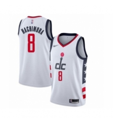 Men's Washington Wizards #8 Rui Hachimura Swingman White Basketball Jersey - 2019 20 City Edition