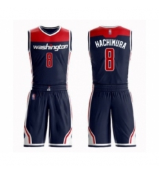 Women's Washington Wizards #8 Rui Hachimura Swingman Navy Blue Basketball Suit Jersey Statement Edition