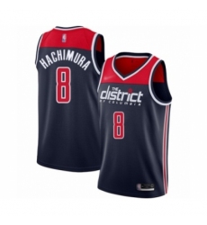 Youth Washington Wizards #8 Rui Hachimura Swingman Navy Blue Finished Basketball Jersey - Statement Edition