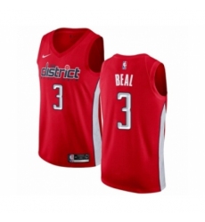 Men's Nike Washington Wizards #3 Bradley Beal Red Swingman Jersey - Earned Edition