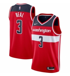 Men's Washington Wizards #3 Bradley Beal Nike Red 2020-21 Swingman Jersey