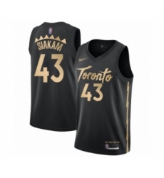 Men's Toronto Raptors #43 Pascal Siakam Swingman Black Basketball Jersey - 2019 20 City Edition