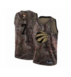 Men's Toronto Raptors #7 Kyle Lowry Swingman Camo Realtree Collection 2019 Basketball Finals Bound Jersey