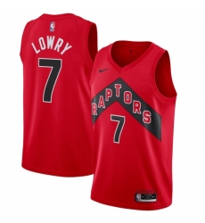 Youth Toronto Raptors #7 Kyle Lowry Nike Red 2020-21 Icon Swingman Jersey