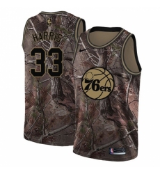Men's Nike Philadelphia 76ers #33 Tobias Harris Camo NBA Swingman Realtree Collection Jersey