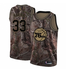 Women's Nike Philadelphia 76ers #33 Tobias Harris Camo NBA Swingman Realtree Collection Jersey