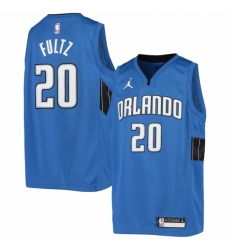 Youth Orlando Magic #20 Markelle Fultz Jordan Brand Blue 2020-21 Swingman Jersey