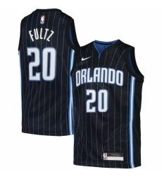 Youth Orlando Magic #20 Markelle Fultz Nike Black 2020-21 Swingman Jersey