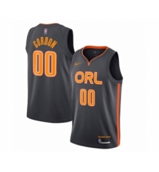 Men's Orlando Magic #00 Aaron Gordon Swingman Charcoal Basketball Jersey - 2019 20 City Edition