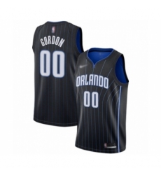 Youth Orlando Magic #00 Aaron Gordon Swingman Black Basketball Jersey Statement Edition