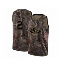 Youth New Orleans Pelicans #2 Lonzo Ball Swingman Camo Realtree Collection Basketball Jersey