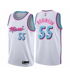 Women's Miami Heat #55 Duncan Robinson Swingman White Basketball Jersey - City Edition