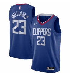 Men's LA Clippers #23 Lou Williams Nike Royal 2020-21 Swingman Jersey