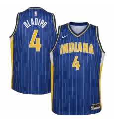 Youth Indiana Pacers #4 Victor Oladipo Nike Royal 2020-21 Swingman Jersey