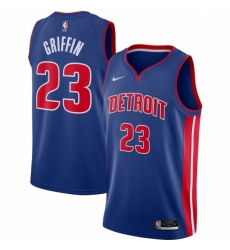 Men's Detroit Pistons #23 Blake Griffin Nike Blue 2020-21 Swingman Jersey