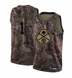 Men's Nike Denver Nuggets #1 Michael Porter Jr. Camo NBA Swingman Realtree Collection Jersey