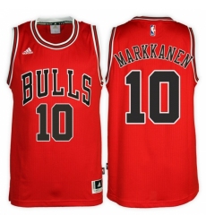 Chicago Bulls #10 Lauri Markkanen Road Red New Swingman Stitched NBA Jersey