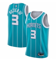 Men's Charlotte Hornets #3 Terry Rozier III Jordan Brand Teal 2020-21 Swingman Jersey