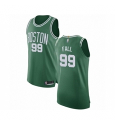 Men's Boston Celtics #99 Tacko Fall Authentic Green(White No.) Road Basketball Jersey - Icon Edition