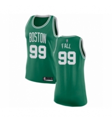 Women's Boston Celtics #99 Tacko Fall Swingman Green(White No.) Road Basketball Jersey - Icon Edition