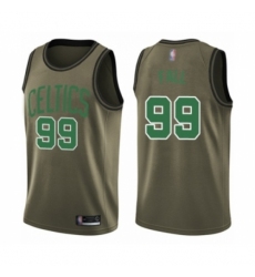 Youth Boston Celtics #99 Tacko Fall Swingman Green Salute to Service Basketball Jersey