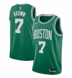 Men's Boston Celtics #7 Jaylen Brown Nike Kelly Green 2020-21 Swingman Jersey