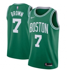 Men's Nike Boston Celtics #7 Jaylen Brown Green NBA Swingman Icon Edition Jersey