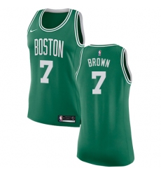Women's Nike Boston Celtics #7 Jaylen Brown Green NBA Swingman Icon Edition Jersey