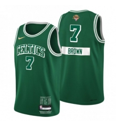 Youth Boston Celtics #7 Jaylen Brown Nike Green 2022 NBA Finals Swingman City Edition Jersey