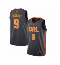 Women's Orlando Magic #9 Nikola Vucevic Swingman Charcoal Basketball Jersey - 2019 20 City Edition