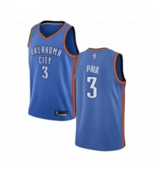 Youth Oklahoma City Thunder #3 Chris Paul Swingman Royal Blue Basketball Jersey - Icon Edition