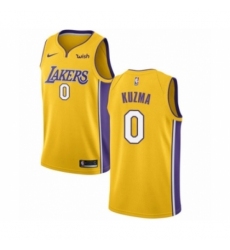 Youth Los Angeles Lakers #0 Kyle Kuzma Swingman Gold Home Basketball Jersey - Icon Edition