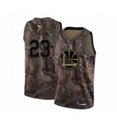 Men's Golden State Warriors #23 Draymond Green Swingman Camo Realtree Collection Basketball 2019 Basketball Finals Bound Jersey