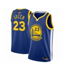 Men's Golden State Warriors #23 Draymond Green Swingman Royal Blue 2019 Basketball Finals Bound Basketball Jersey - Icon Edition