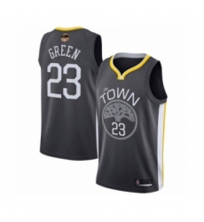 Youth Golden State Warriors #23 Draymond Green Swingman Black 2019 Basketball Finals Bound Basketball Jersey - Statement Edition