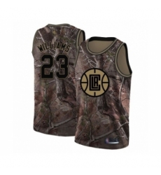 Men's Los Angeles Clippers #23 Lou Williams Swingman Camo Realtree Collection Basketball Jersey