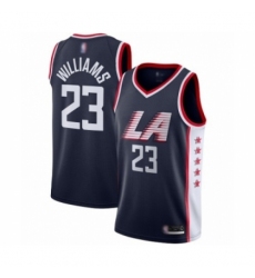 Youth Los Angeles Clippers #23 Lou Williams Swingman Navy Blue Basketball Jersey - City Edition