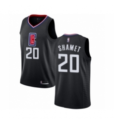 Youth Los Angeles Clippers #20 Landry Shamet Swingman Black Basketball Jersey Statement Edition