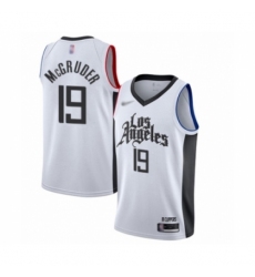 Men's Los Angeles Clippers #19 Rodney McGruder Swingman White Basketball Jersey - 2019-20 City Edition