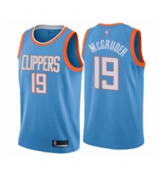 Youth Los Angeles Clippers #19 Rodney McGruder Swingman Blue Basketball Jersey - City Edition